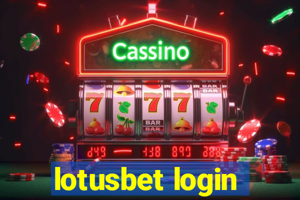 lotusbet login